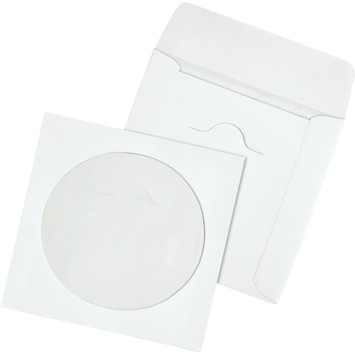 <p>Tech-No-Tear CD/DVD Sleeves are durable envelopes that feature interior poly coating for superior moisture-resistance and tear-resistance. Paper exterior allows envelope to be easily written on. Clear poly window allows easy viewing of CD label. Ungummed flap is designed for repeated use and tucks into tab in the back to secure contents.</p>
