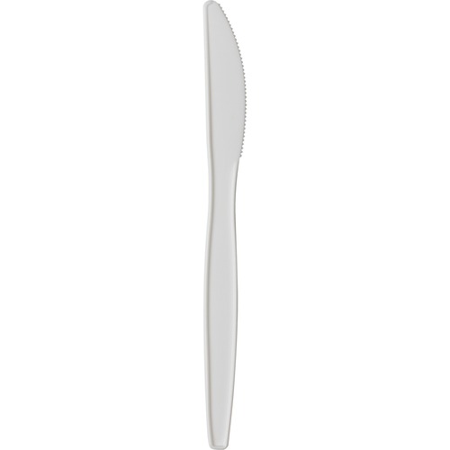 Dixie Medium-weight Disposable Knives by GP Pro - 1000/Carton - Knife - 1000 x Knife - White