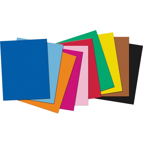 Railroad Board 4-ply, Assorted Colours, 22" x 28" - 50 / Carton
