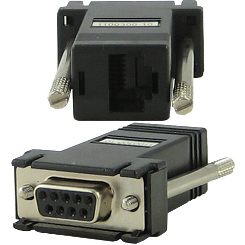 Perle DBA0020C 8pck RJ-45F to DB-9F (DTE) Crossover Adapter for IOLAN SCSC Models - RJ-45 Female - 9-pin DB-9 Female - 8
