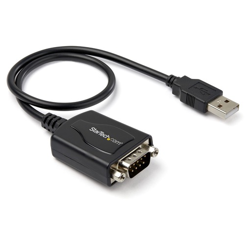 StarTech.com USB to Serial Adapter - 1 Port - COM Port Retention - Texas Instruments TIUSB3410 - USB to RS232 Adapter Cable - Add one serial RS-232 port with com retention to any laptop or computer with a USB port - USB to Serial - USB to RS232 - USB to D