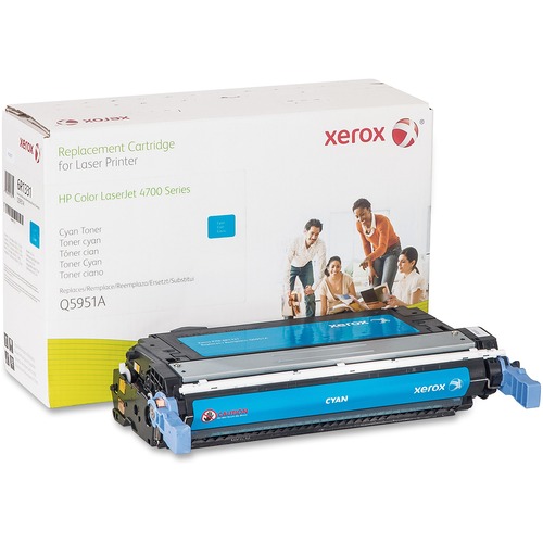 Xerox Remanufactured Laser Toner Cartridge - Alternative for HP 643A (Q5950A) - Cyan - 1 Each - 10000 Pages