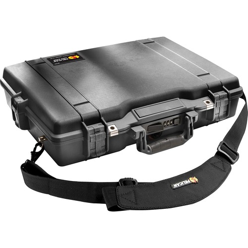 Pelican 17" Notebook Case - Stainless Steel - Black