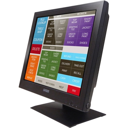 GVision P17BH-AB-459G 17" LCD Touchscreen Monitor - 5 ms - 17" Class - 5-wire Resistive - 1280 x 1024 - SXGA - Adjustable Display Angle - 16.2 Million Colors - 900:1 - 350 Nit - Speakers - DVI - USB - VGA - Black - 3 Year