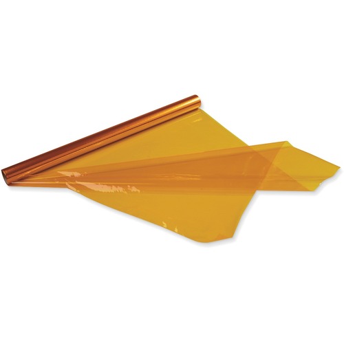 Pacon Cellophane Wrap - 20" (508 mm) Width x 12.50 ft (3810 mm) Length - Flexible, Transparent, Moisture Proof - Cellophane - Yellow