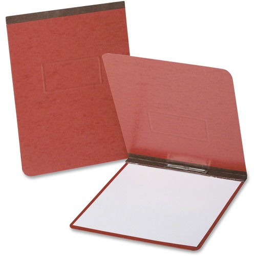 Oxford PressGuard Special Size Report Covers with Reinforced Top Hinge - 8 1/2" x 14" - 1 Fastener(s) - 2" for Folder, 2 3/4" Fastener Capacity - Pressboard - Red - Reinforced - 1 Each