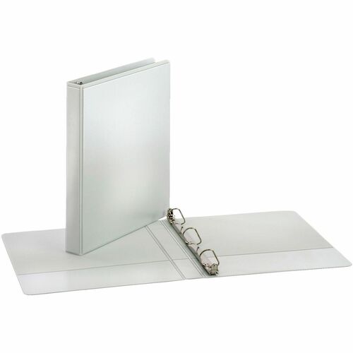 Cardinal Performer Ring Binder - 1" (25.40 mm) Binder Capacity - Letter - 8 1/2" (215.90 mm) x 11" (279.40 mm) Sheet Size - 240 Sheet Capacity - 3 x 1" (25.40 mm) Ring(s) - Fastener(s): Slant D-Ring - Pocket(s): Inside Front & Back - Plastic, Fiber, Board