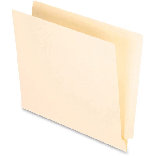 Pendaflex H110 Letter Recycled End Tab File Folder - 8 1/2" x 11" - Manila - Manila - 10% Recycled - 100 / Box