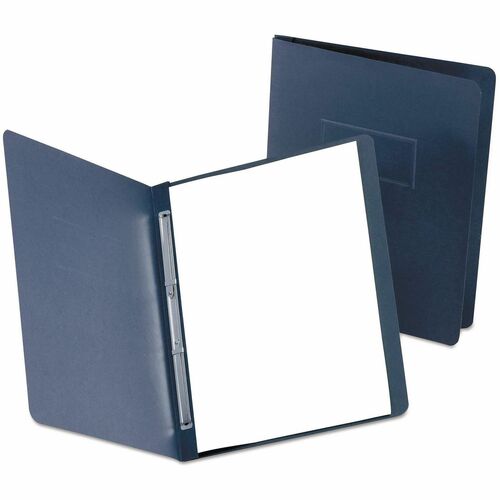 TOPS Presslock Letter Report Cover - 8 1/2" x 11" - 500 Sheets Capacity - 2 x Prong Fastener(s) - 3" for Folder - Black - Flexible, Embossed - 0% Fiber Recycled - 25 / Box