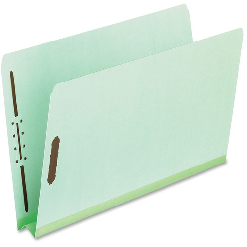 Pendaflex Recycled Top Tab File Folder - 8 1/2" x 11" - 2" Expansion - 2 Fastener(s) - Pressboard - Green - 25% Recycled - 25 / Box
