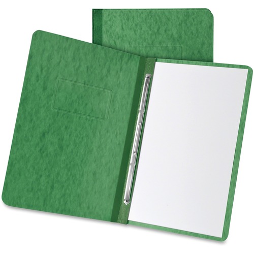 TOPS Letter Recycled Report Cover - 3" Folder Capacity - 8 1/2" x 11" - 2 Fastener(s) - Pressboard - Dark Green - 65% Recycled - 1 Each