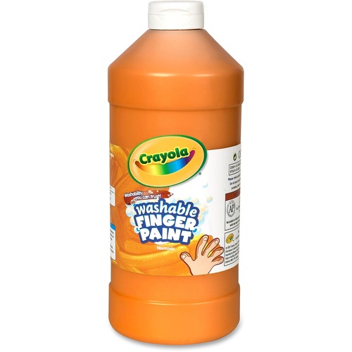 Crayola Washable Finger Paint - 2 lb - 1 Each - Orange