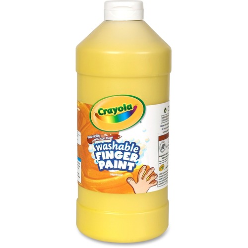 Crayola Washable Finger Paint - 2 lb - 1 Each - Yellow