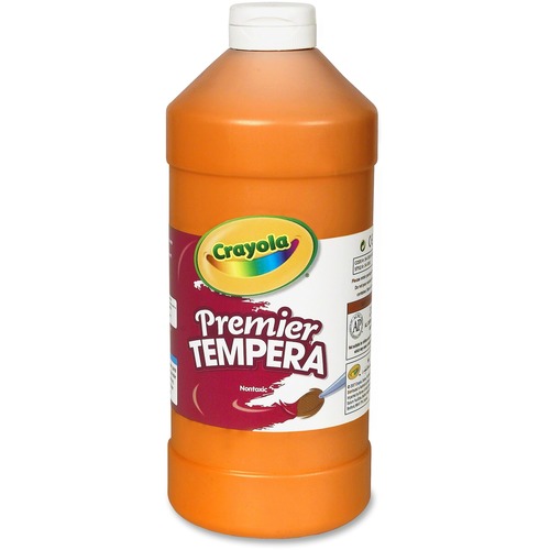 Crayola 32 oz. Premier Tempera Paint - 2 lb - 1 Each - Orange