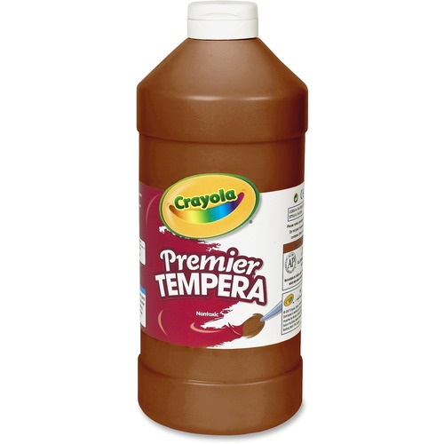 Crayola 32 oz. Premier Tempera Paint - 2 lb - 1 Each - Brown