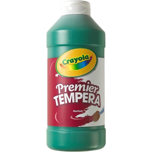 Crayola Premier Tempera Paint - 16 oz - 1 Each - Green