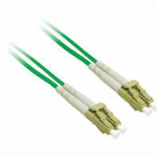 C2G-10m LC-LC 50/125 OM2 Duplex Multimode PVC Fiber Optic Cable - Green
