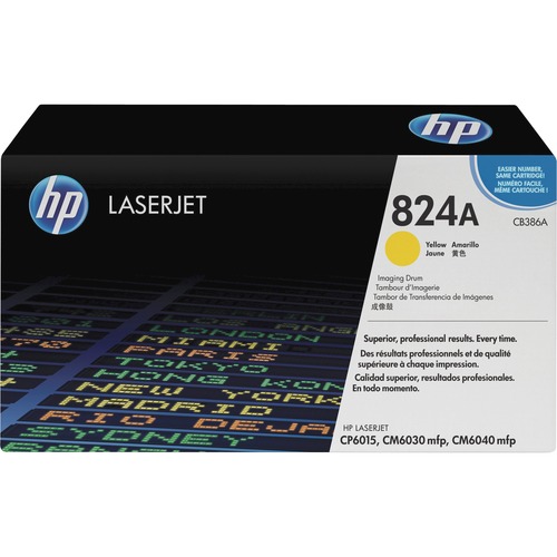 HP 824A (CB386A) Yellow Original LaserJet Image Drum - Single Pack - Laser Print Technology - 23000 - 1 Each
