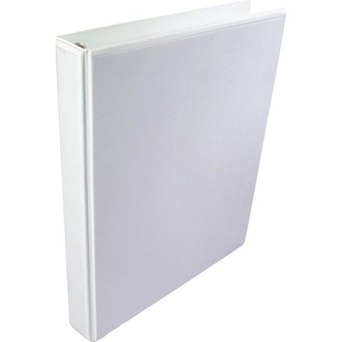 Wilson Jones A4 International Binder - 3" Binder Capacity - A4 - 8 1/8" x 11 5/8" Sheet Size - 550 Sheet Capacity - 4 x Round Ring Fastener(s) - 2 Internal Pocket(s) - Vinyl - White - 1 Each