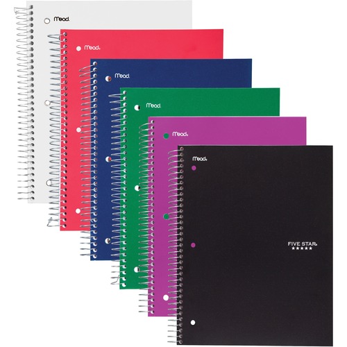 Five Star Three-subject Notebook - 150 Sheet - Wide Ruled - 8" x 10.5"