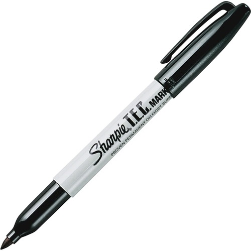 Sanford Sharpie T.E.C. Marker - Fine Marker Point - Black - 1 Each