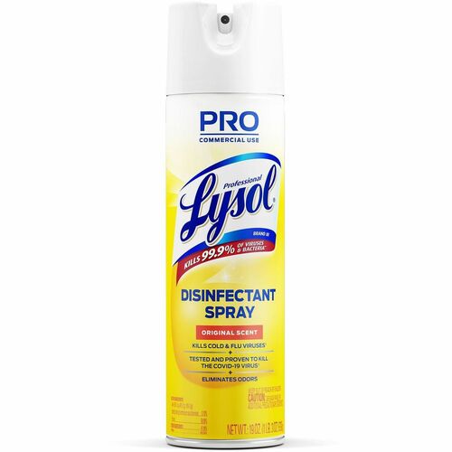 Professional Lysol Original Disinfectant Spray - 19 fl oz (0.6 quart) - Original Scent - Clear - 1 Each