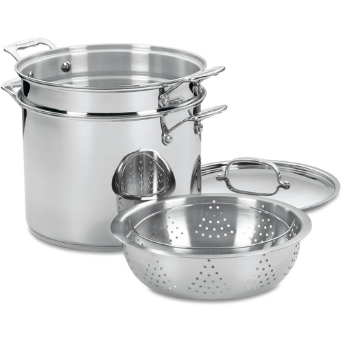 Cuisinart 77412 Stockpot - Dishwasher Safe - Oven Safe - 3 gal Stockpot - Stainless Steel Body