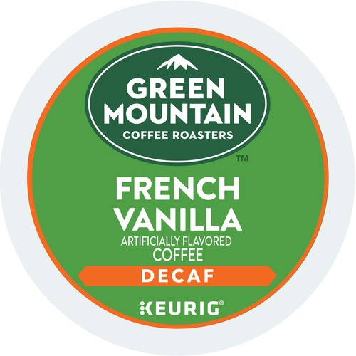Green Mountain Coffee Roasters® K-Cup French Vanilla Decaf Coffee - Compatible with Keurig Brewer - 24 / Box