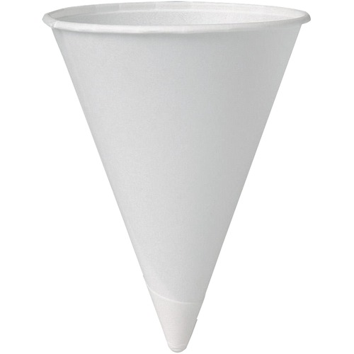 Solo Water Cup - Cone - 200 / Pack - White - Paper - Cold Drink