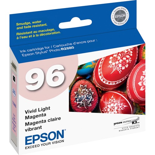 Epson 96 Original Ink Cartridge - Inkjet - Light Magenta - 1 Each