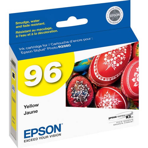 Epson 96 Original Ink Cartridge - Inkjet - Yellow - 1 Each
