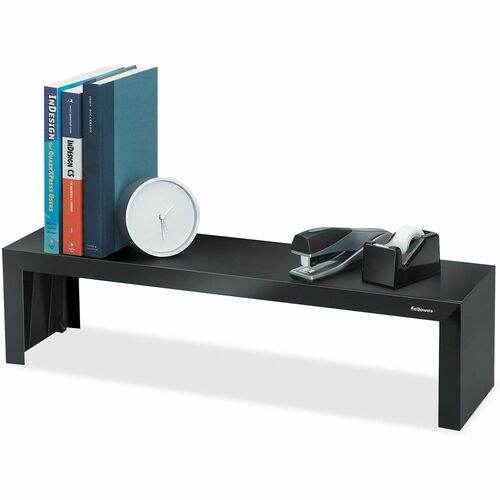 Fellowes Designer Suites™ Shelf - 6.8" Height x 26" Width x 7" Depth - Desktop - Stackable - Black - 1 Each