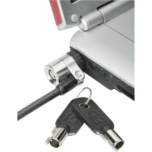 SKILCRAFT MicroSaver Notebook Cable Lock - Patented T-bar Lock - Steel