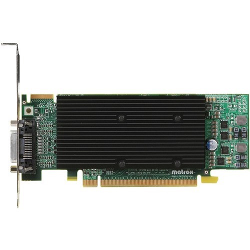 Matrox M-Series M9120 Plus LP Graphics Card - PCIe x16 - Low Profile - Dual Monitor Capabilities - 2048x1536 Maximum Resolution - 512 MB Memory - Independent Desktop Mode - Stretched Desktop Mode -Clone Mode