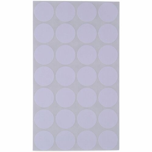 Universal Self Adhesive Permanent Label - - HeightPermanent Adhesive - Circle - White - 1000 / Pack