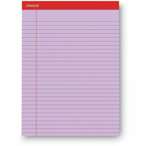 Universal Coloring Pad - 11 Sheets - Legal - Purple Paper - Perforated, Micro Perforated, Sturdy