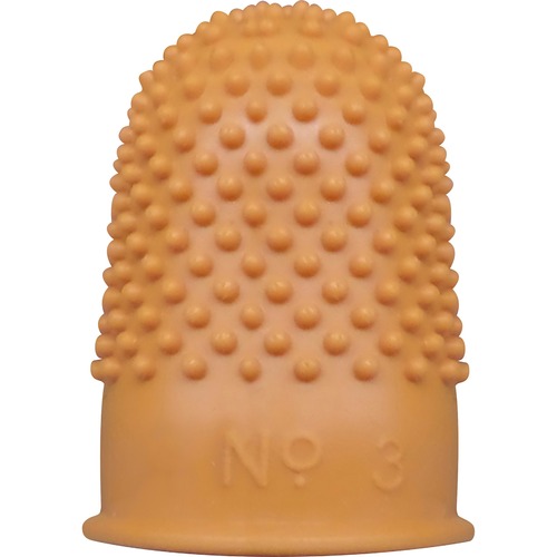 Acme United Heavy-Duty Non-Ventilated Thumb 3 And 14 Fingertip Pad - Rubber - 12 / Pack = ACM00714