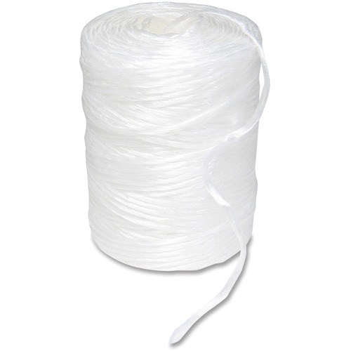 Crownhill Coreless Poly Twine - Polypropylene - 500 ft (152400 mm) Length - White - Strapping & Twines - CWH900