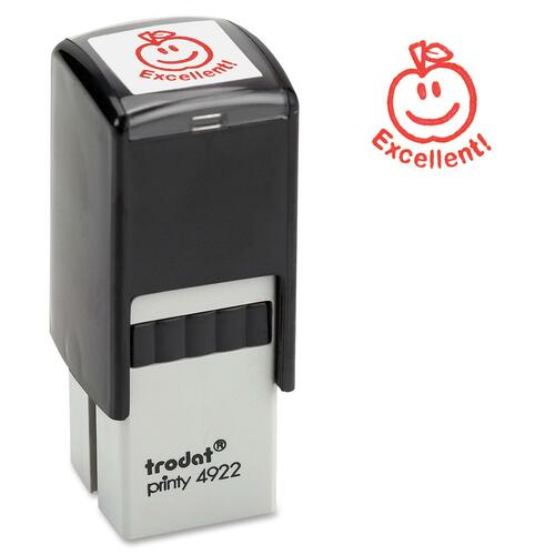 Trodat Self-Inking Stamp - Custom Message Stamp - 0.81" (20.64 mm) Impression Width x 0.81" (20.64 mm) Impression Length - 1 Each