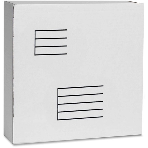 Test Corrugated Mailing Box - External Dimensions: 12.3" Width x 3.9" Depth x 12" Height - 200 lb - White - For Document, Multipurpose - Recycled - Shipping & Moving Boxes - CWH12123