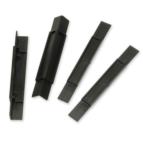 Korr Stacking Post for Desk Tray - 0.5" (12.70 mm) Width x 0.5" (12.70 mm) Depth x 4.3" (107.95 mm) Height - Plastic - 4 / Set