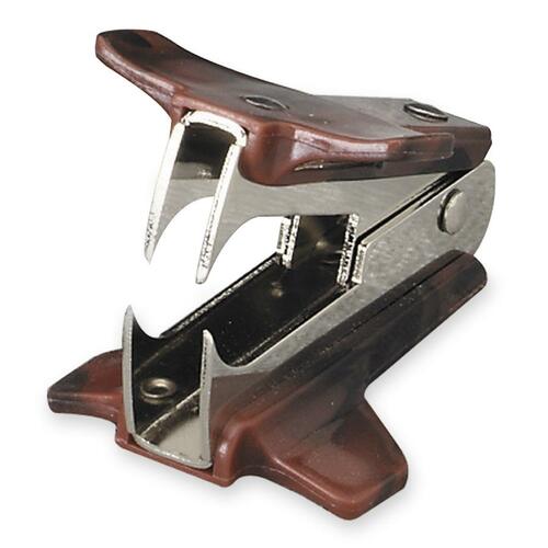 Acme United Easy Grip Claw Type Staple Remover - Metal - Black, Burgundy - 1 Each = ACM21550