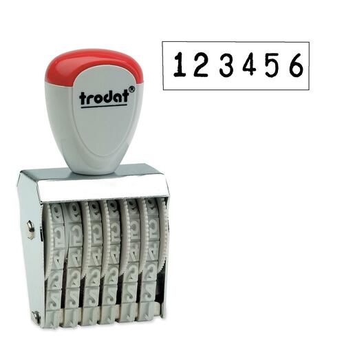 Trodat Manual Numberer Stamp - 1 Each