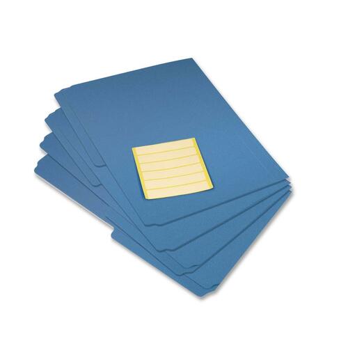 VLB 1/2 Tab Cut Letter Top Tab File Folder - Polypropylene - Blue - 12 / Pack - Top Tab Colored Folders - VLB37211