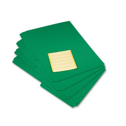 VLB 1/2 Tab Cut Letter Top Tab File Folder - Polypropylene - Green - 12 / Pack - Top Tab Colored Folders - VLB37215