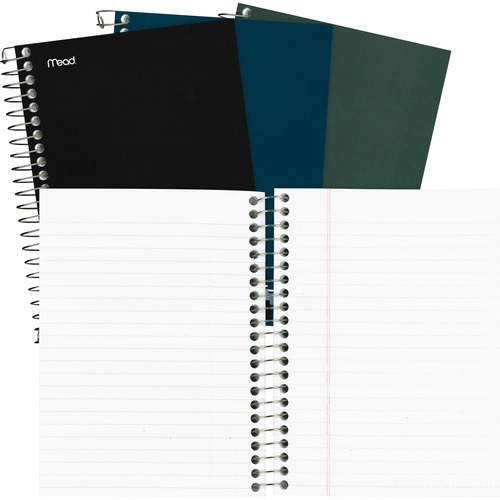 Hilroy Side Bound Wire Bound Notebook - 280 Sheets - Wire Bound - 18 lb Basis Weight - 5" x 7" - White Paper - Copper Binder - Stiff-back, Durable Cover - 1Each - Memo / Subject Notebooks - MEA45470