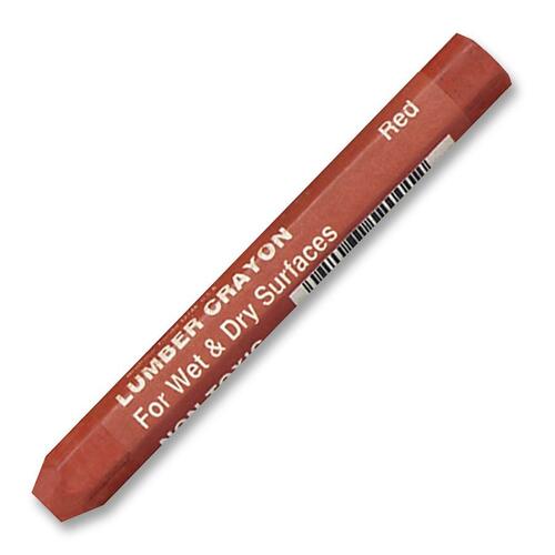 Dixon Lumber Crayons - Red - 1 Each