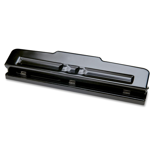 Swingline Adjustable Economy Hole Punch - 3 Punch Head(s) - 8 Sheet of 20lb Paper - 9/32" Punch Size - Hole Punches - SWI74003