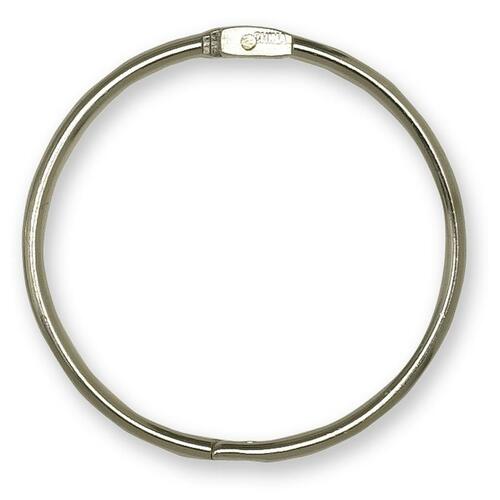 Acme United Loose Leaf Ring - 3" (76.20 mm) Diameter - Round - Nickel Plated - 10 / Box
