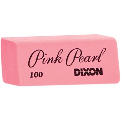 Dixon Medium Pink Pearl Eraser - Pink - 1 Each